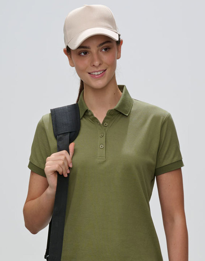 CH52 POLYESTER JACQUARD TEXTURE 5 PANEL CAP