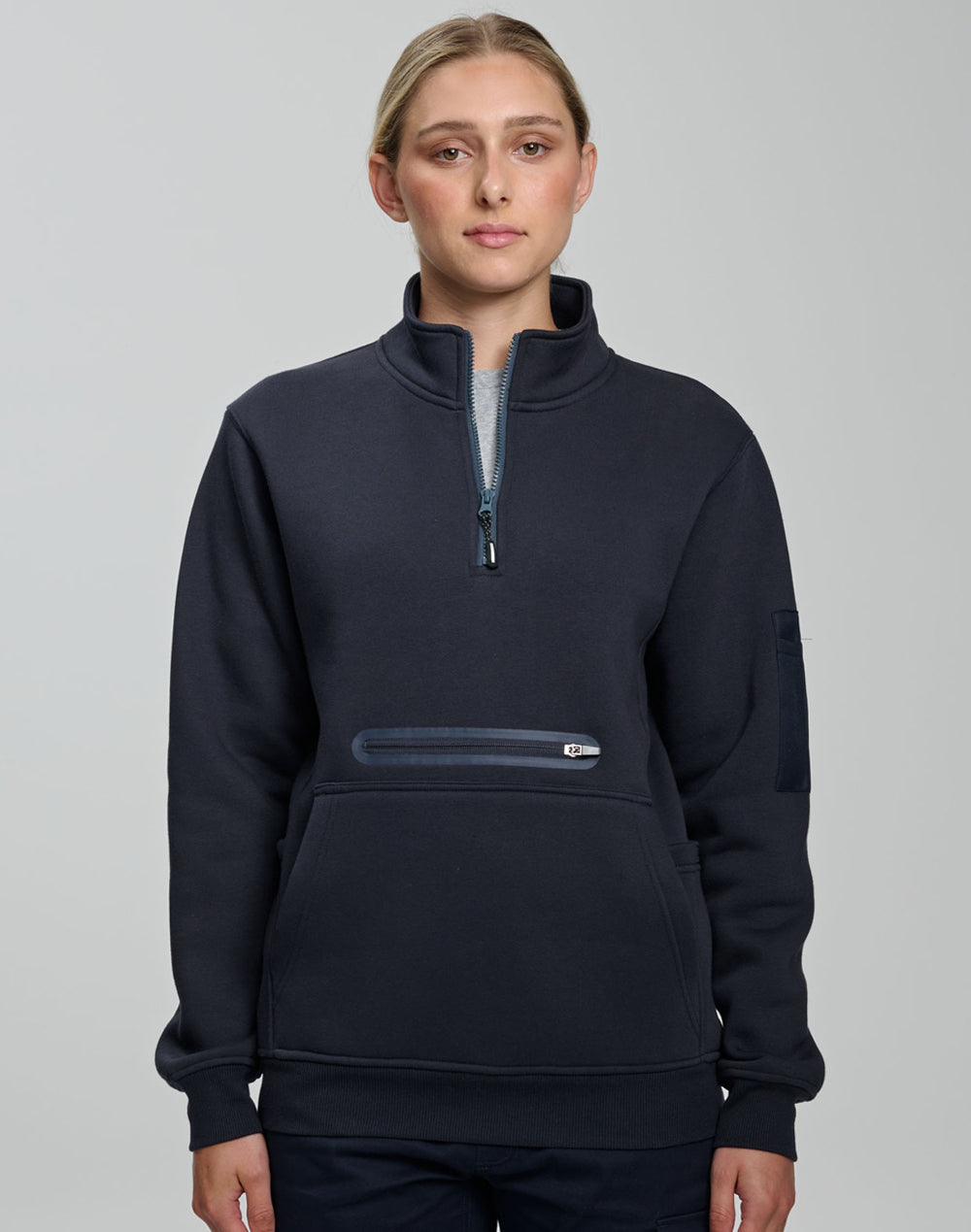 FL15 Unisex Premium Fleece Half Zip Work Sweat
