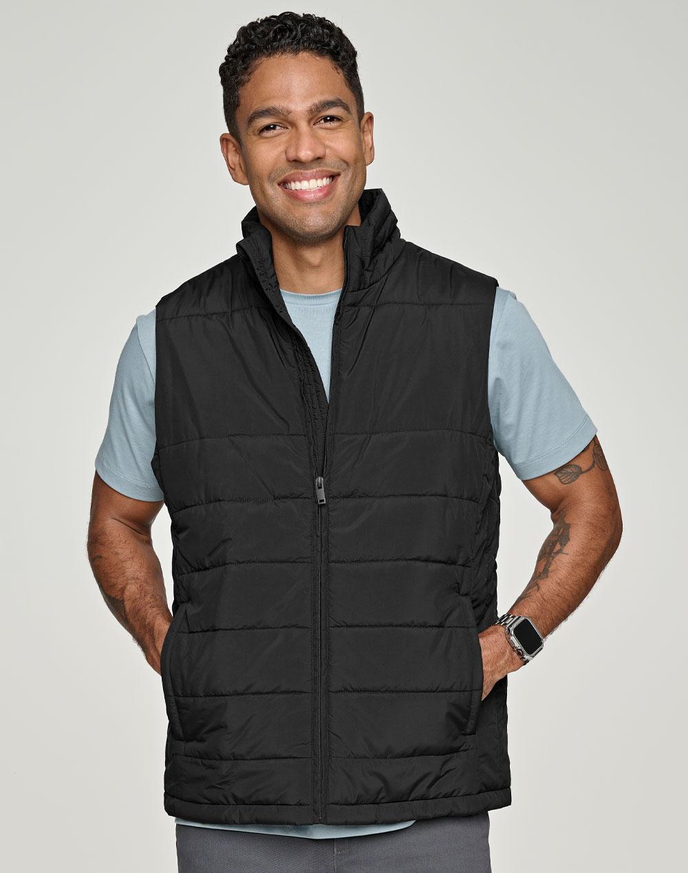 JK61 SUSTAINABLE INSULATED PUFFER VEST (3D CUT) Men's