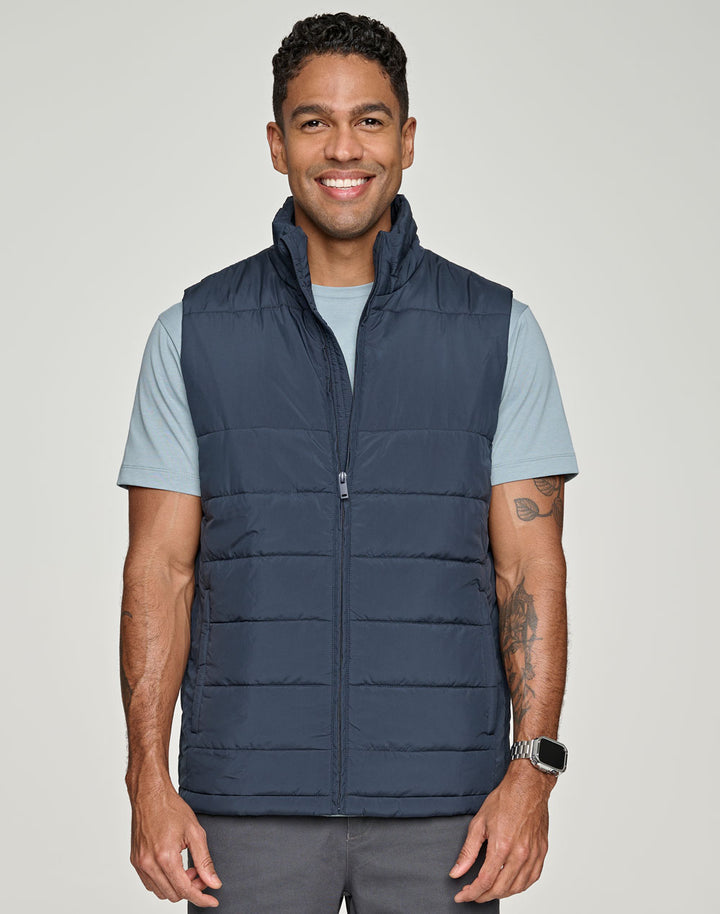 JK61 SUSTAINABLE INSULATED PUFFER VEST (3D CUT) Men's