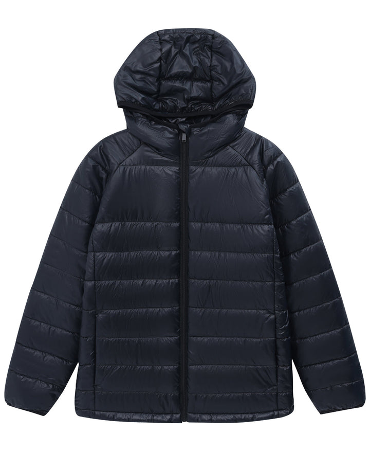 JK67K Kids Sustainable Lightweight Hooded Puffer Jacket