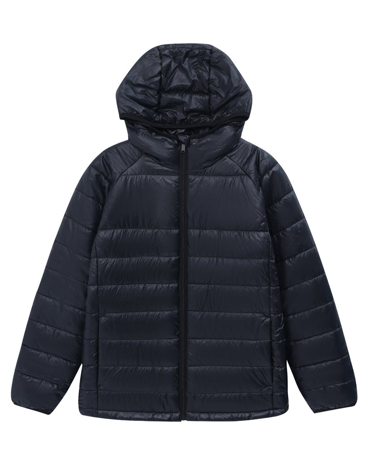 JK67K Kids Sustainable Lightweight Hooded Puffer Jacket