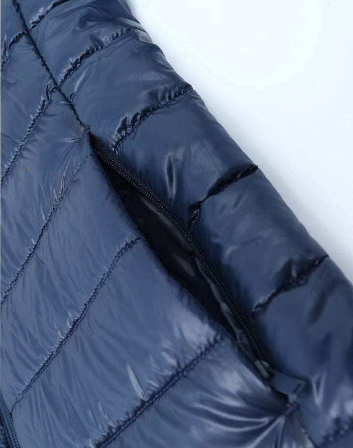 JK67K Kids Sustainable Lightweight Hooded Puffer Jacket