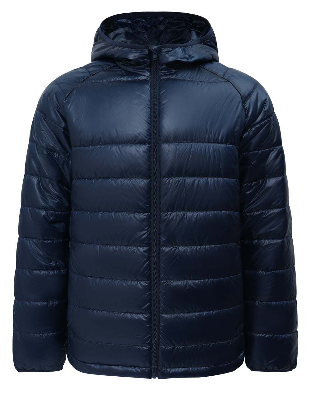 JK67 Adults Sustainable Lightweight Hooded Puffer Jacket