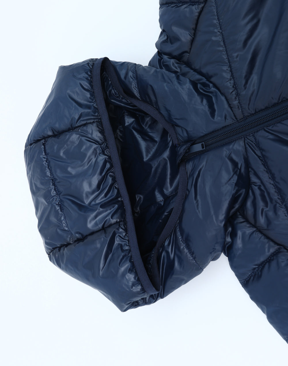 JK67 Adults Sustainable Lightweight Hooded Puffer Jacket