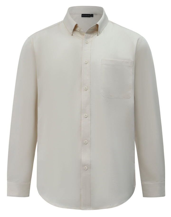 M7009L Mens Smart Casual Cotton Blend L/S Shirt