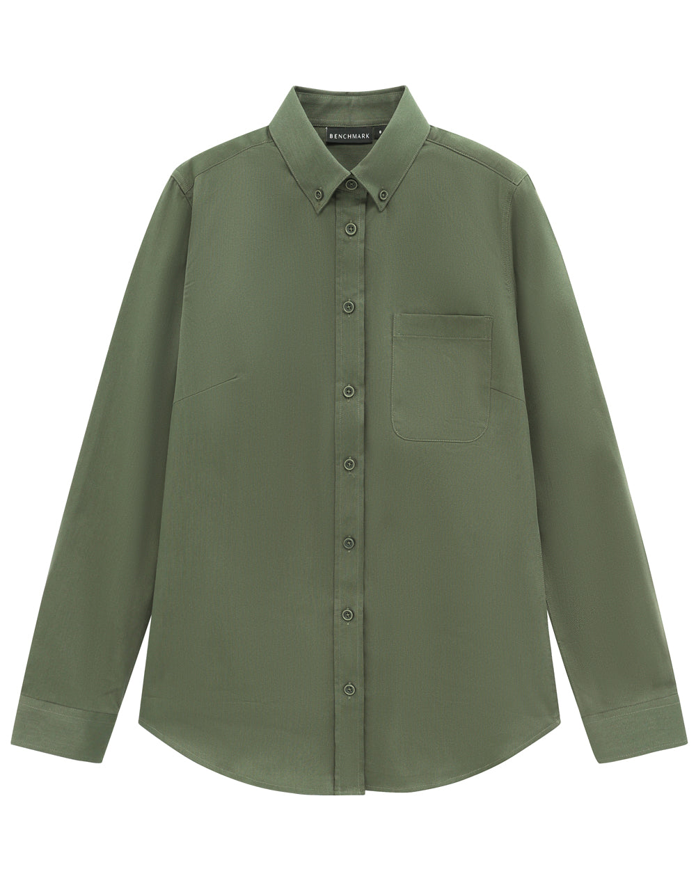 M8009L Womens Smart Casual Cotton Blend L/S Shirt