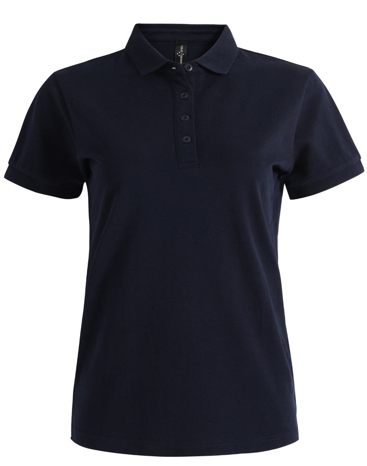 PS72 Ladies Ultrafine Cotton Pique Short Sleeve Polo