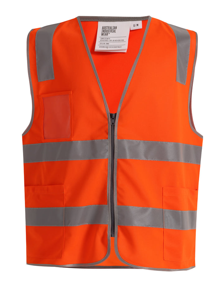 SW04 Unisex Hi-Vis Safety Vest with ID & Utility Pockets