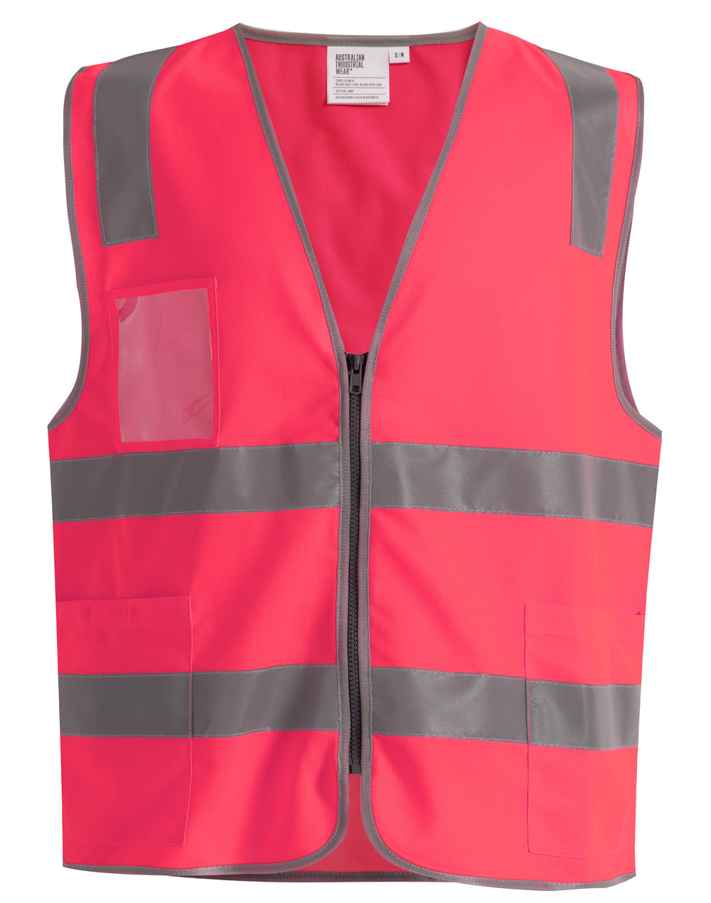 SW04 Unisex Hi-Vis Safety Vest with ID & Utility Pockets