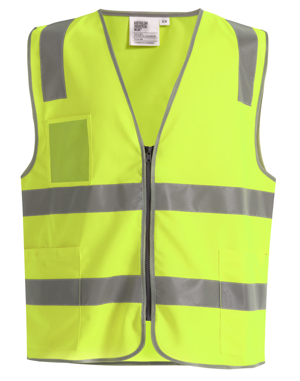 SW04 Unisex Hi-Vis Safety Vest with ID & Utility Pockets