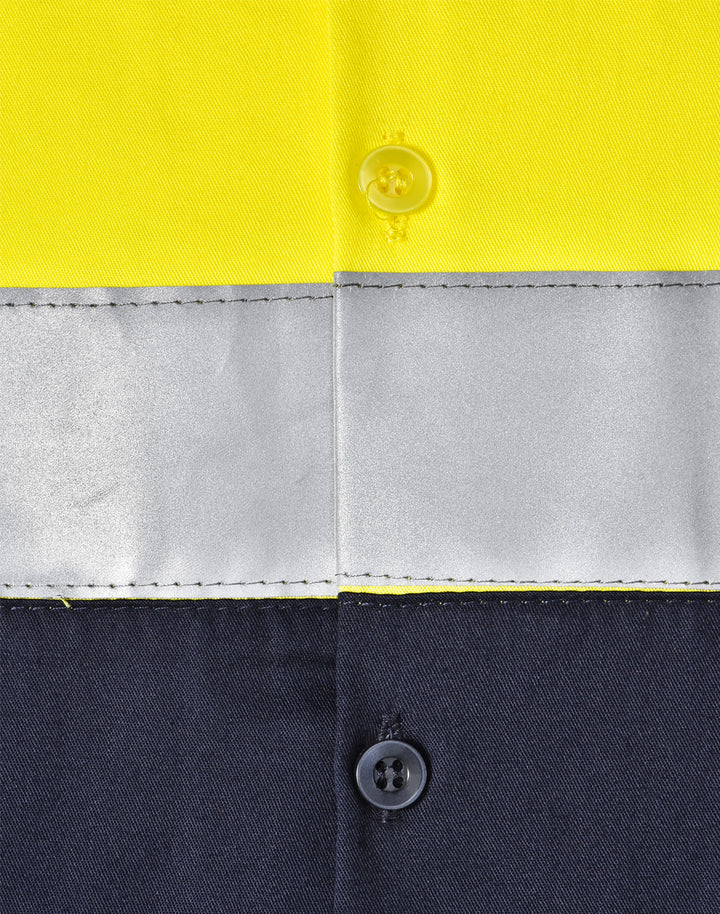 SW82 UNISEX HI VIS COOL-BREEZE SAFETY LS SHIRT (GENERIC TAPE)