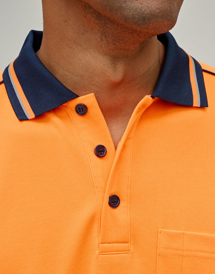 SW89 HI-VIS SUSTAINABLE COOL-BREEZE SAFETY POLO