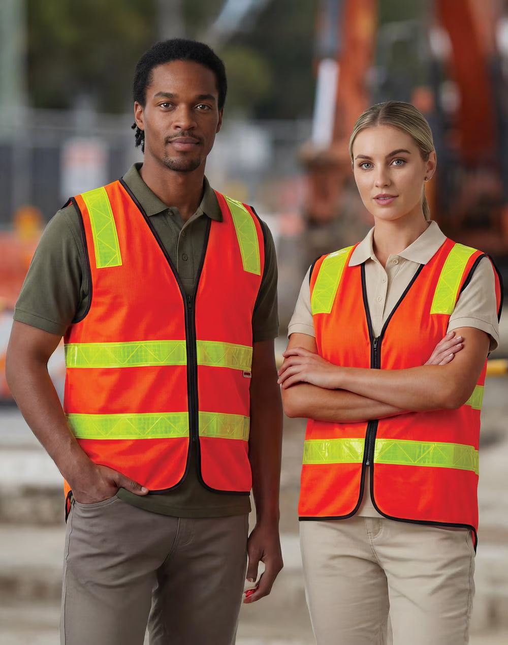SW92 HI VIS VIC ROAD SAFETY VEST