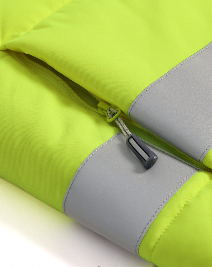 SW93 Unisex Hi Vis Hooded Puffer Vest