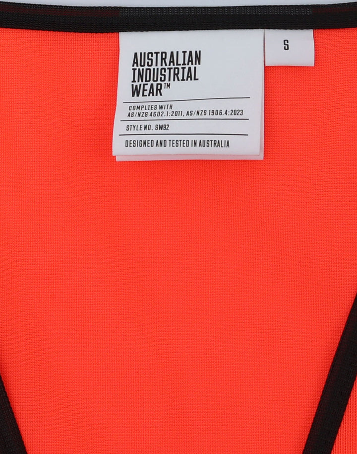 SW92 HI VIS VIC ROAD SAFETY VEST