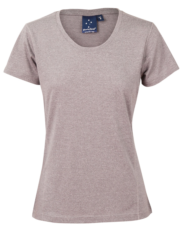 TS28 HIGH PERFORMANCE HEATHER TEE Ladies