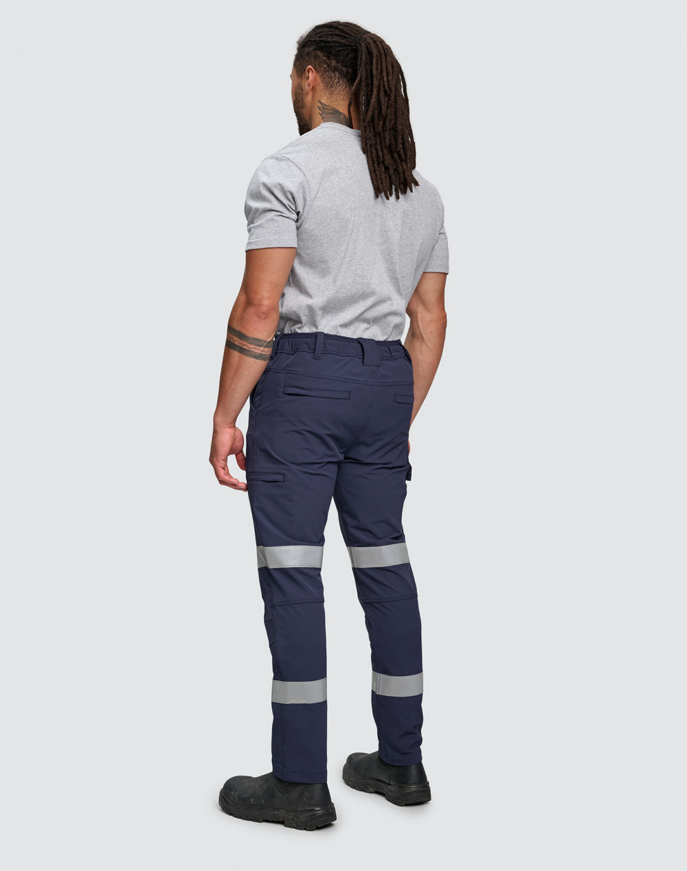 WP30HV Unisex DWR Water Repellent Flexi Work Pants with Tapes