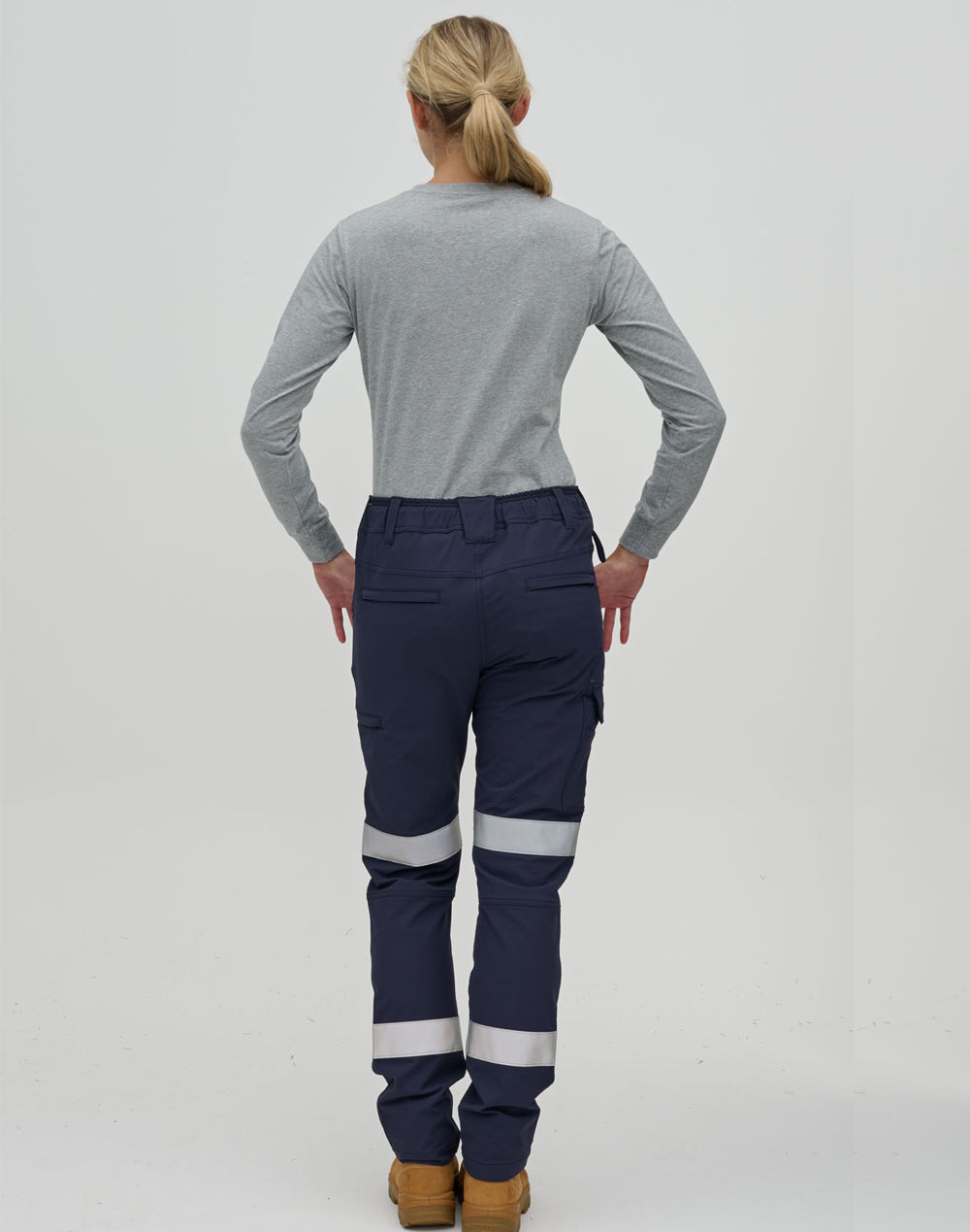 WP30HV Unisex DWR Water Repellent Flexi Work Pants with Tapes