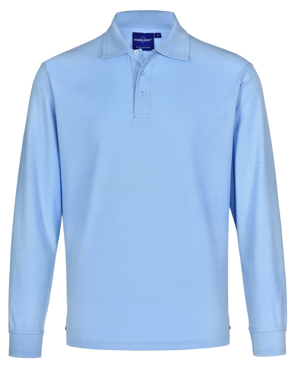 PS12 Unisex Traditional Poly/Cotton Pique Long Sleeve Polo