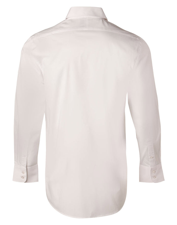Benchmark M7020L Men's Cotton/Poly Stretch Long Sheeve Shirt