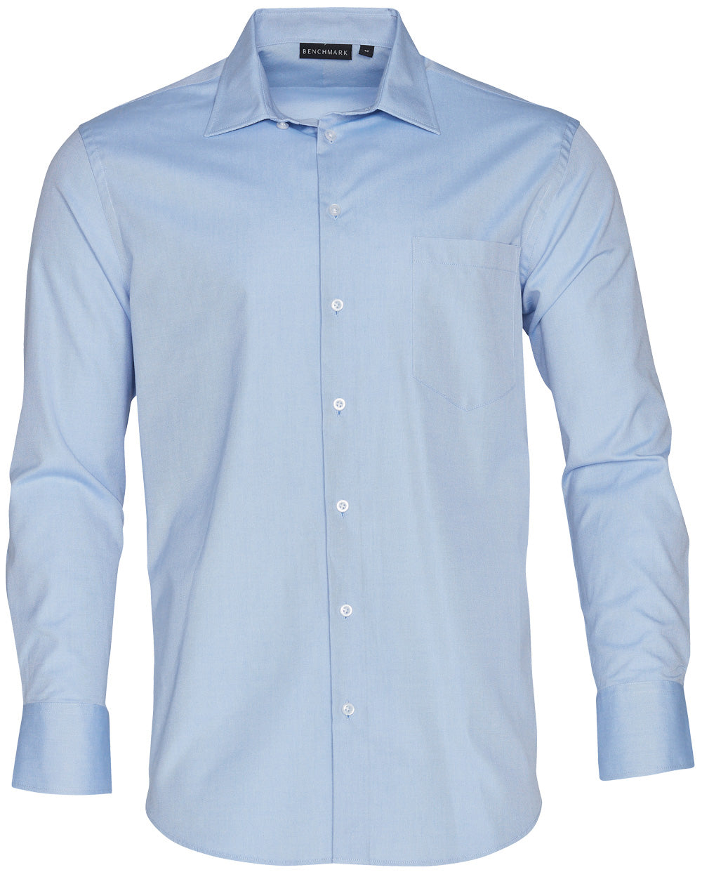 Benchmark M7040L Men's CVC Oxford Long Sleeve Shirt