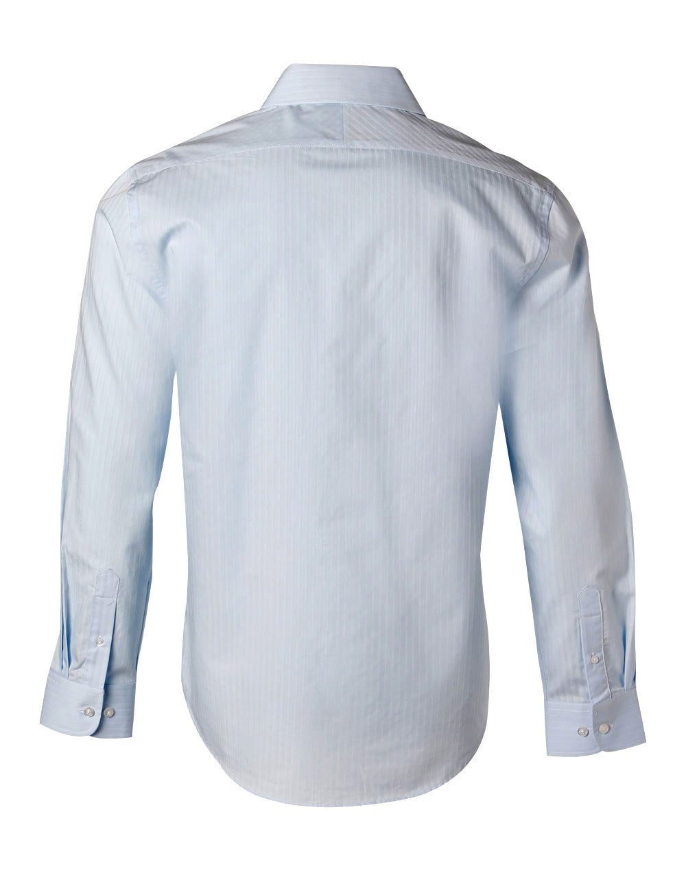 Benchmark M7100L Men's Self Stripe Long Sleeve Shirt