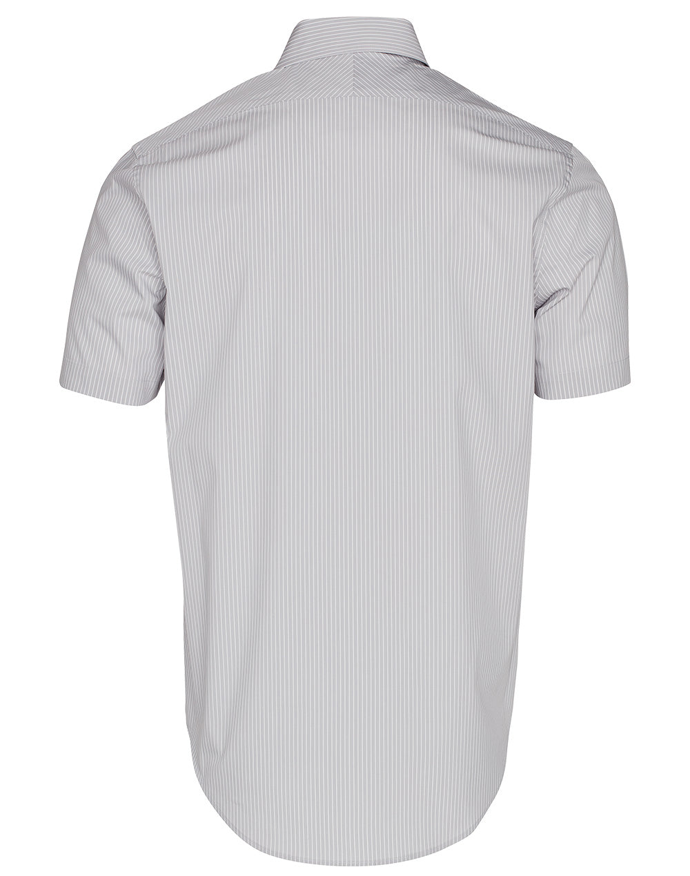 Benchmark M7200S Men's Ticking Stripe Short Sleeve Shirt