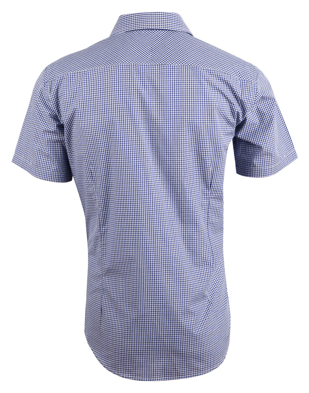 Benchmark M7320S Men’s Multi-Tone Check Short Sleeve Shirt