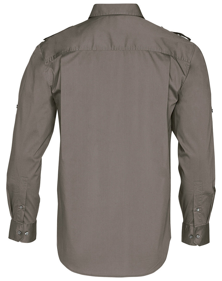 Benchmark M7912 Men's Long Sleeve Military Shirt