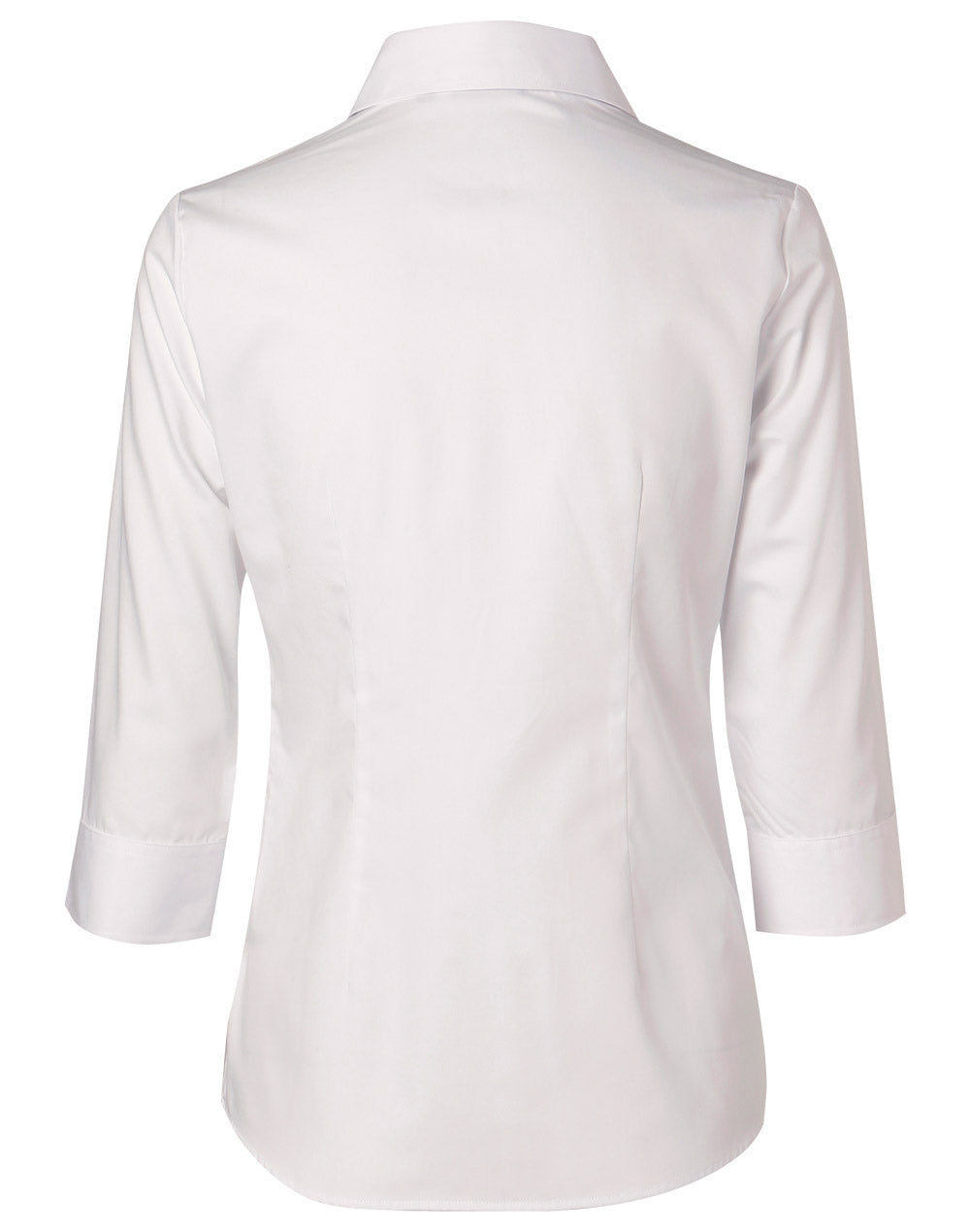 Benchmark M8020Q Women's Cotton/Poly Stretch 3/4 Sleeve Shirt