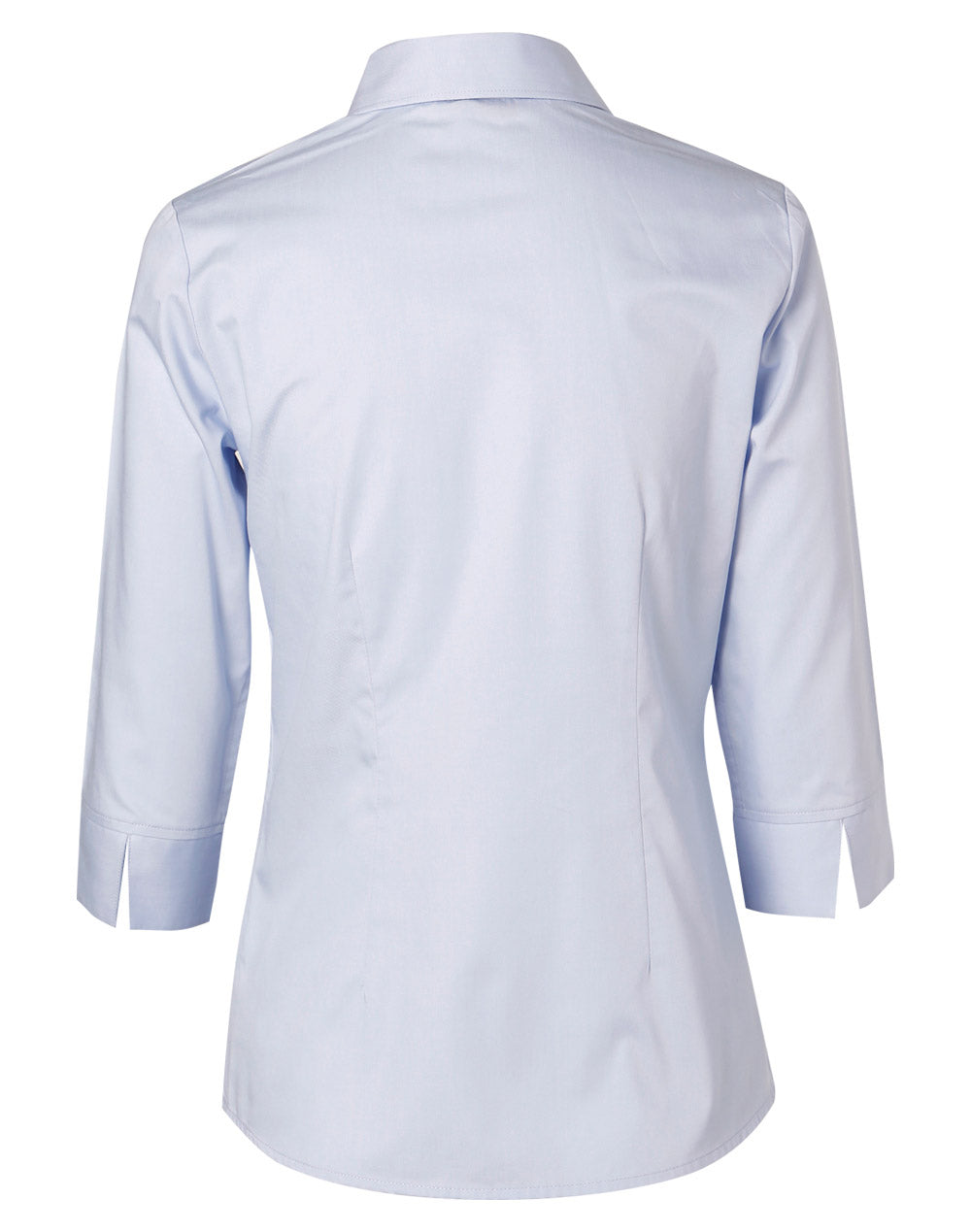Benchmark M8030Q Women's Fine Twill 3/4 Sleeve Shirt
