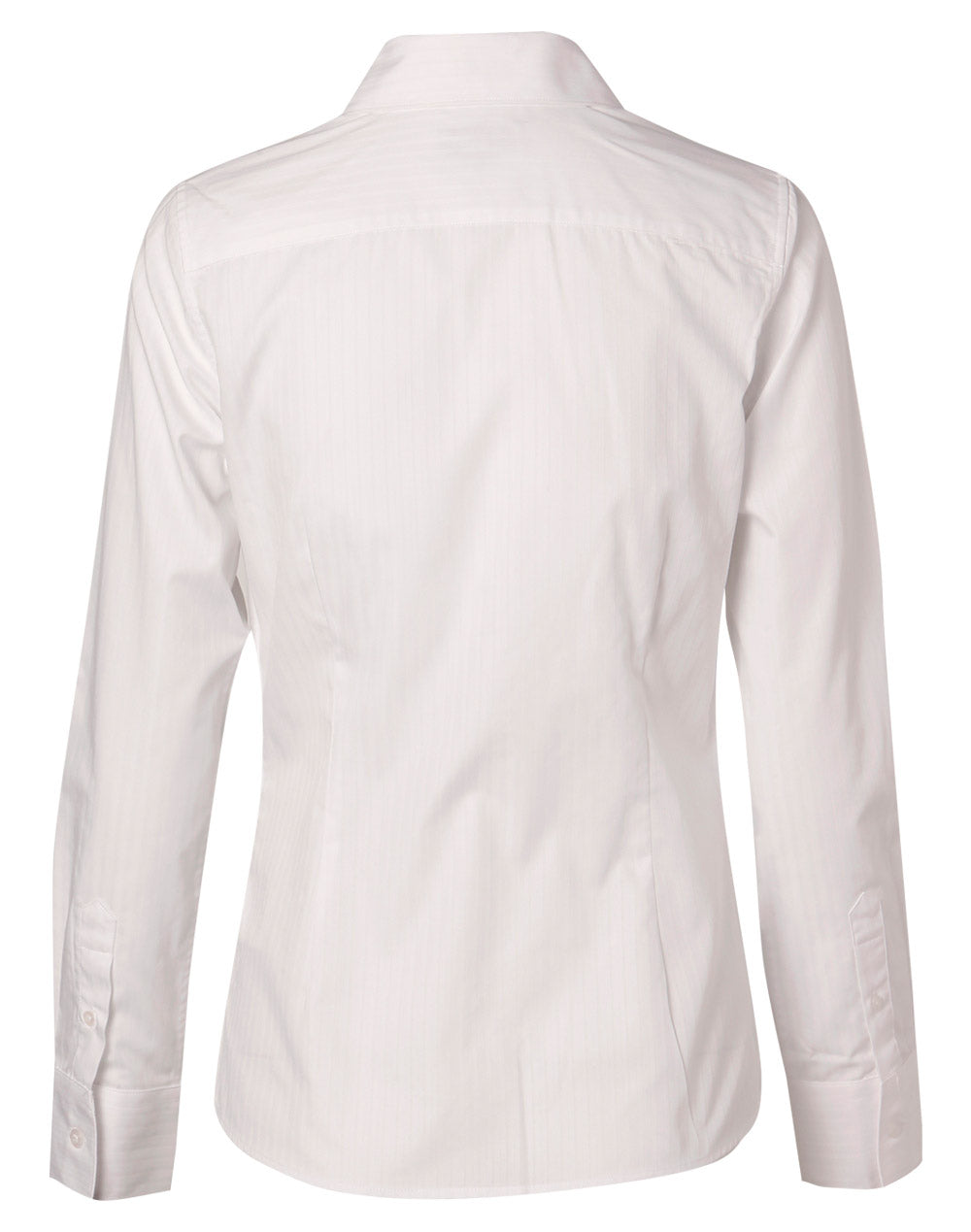Benchmark M8100L Women's Self Stripe Long Sleeve Shirt