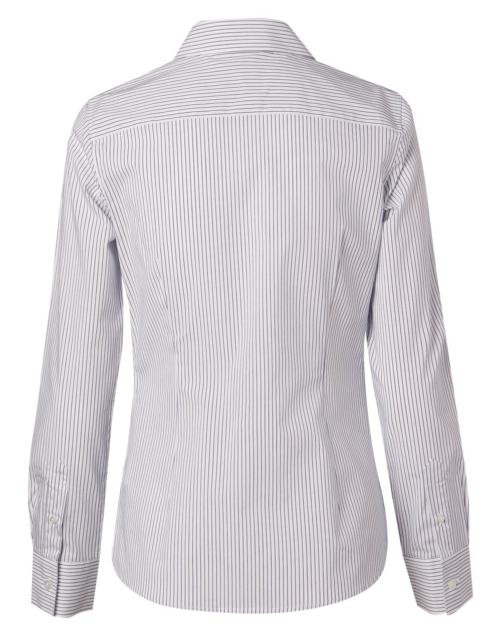 Benchmark M8200L Women's Ticking Stripe Long Sleeve Shirt