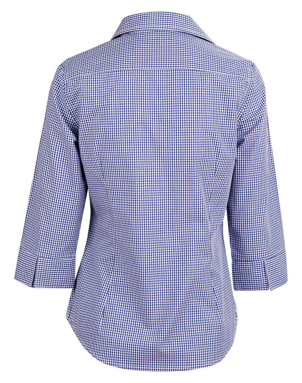 M8320Q Ladies’ Multi-Tone Check 3/4 Sleeve Shirt