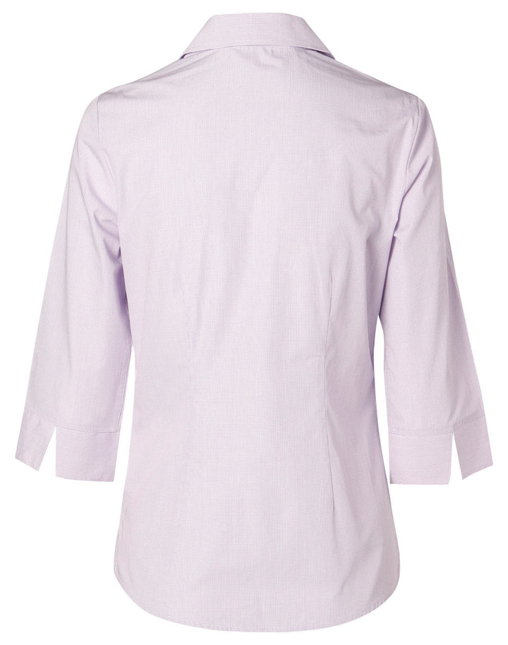 Benchmark M8360Q Women's Mini Check 3/4 Shirt