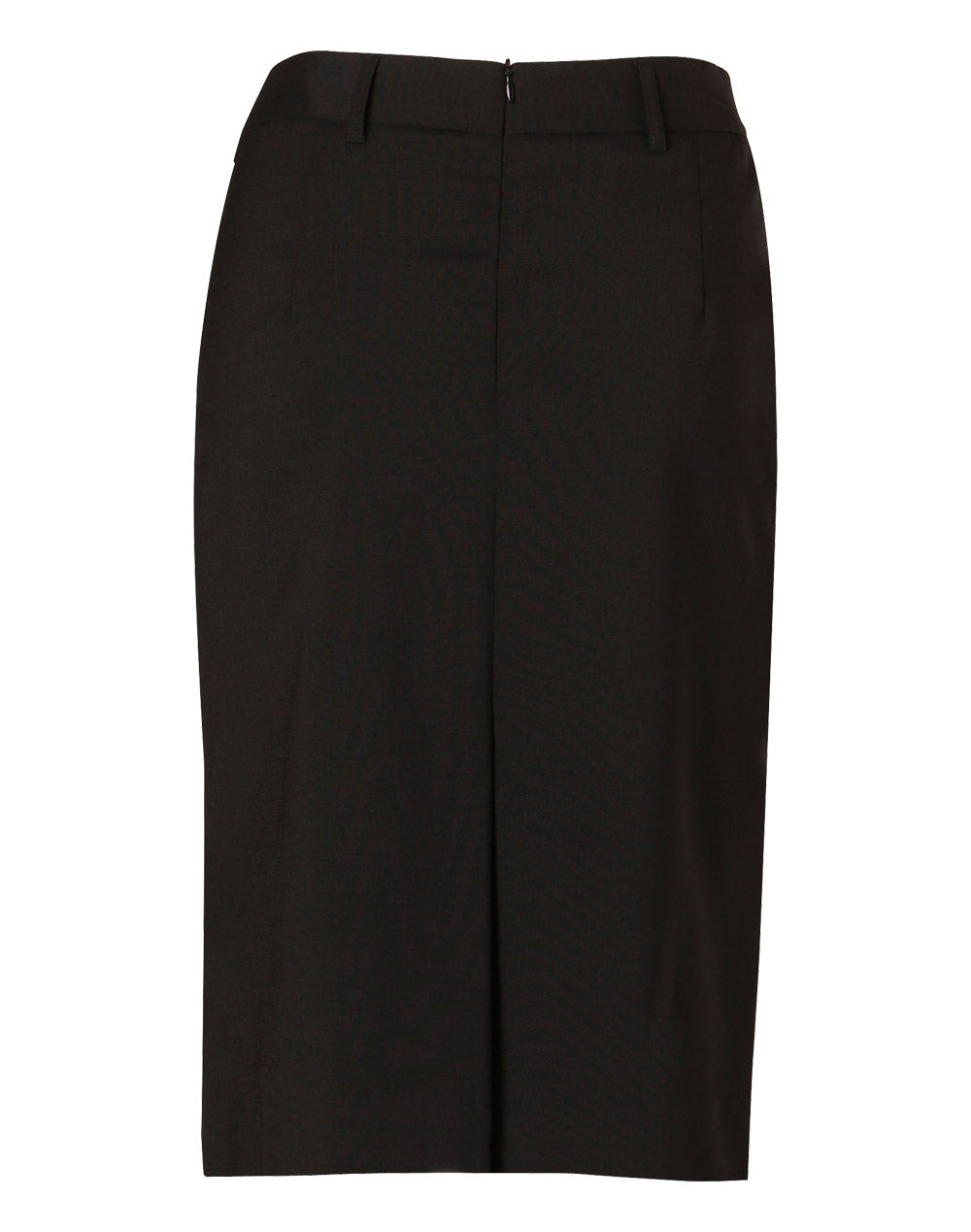 M9470 Women's Wool Blend Stretch Mid Length Lined Pencil Skirt