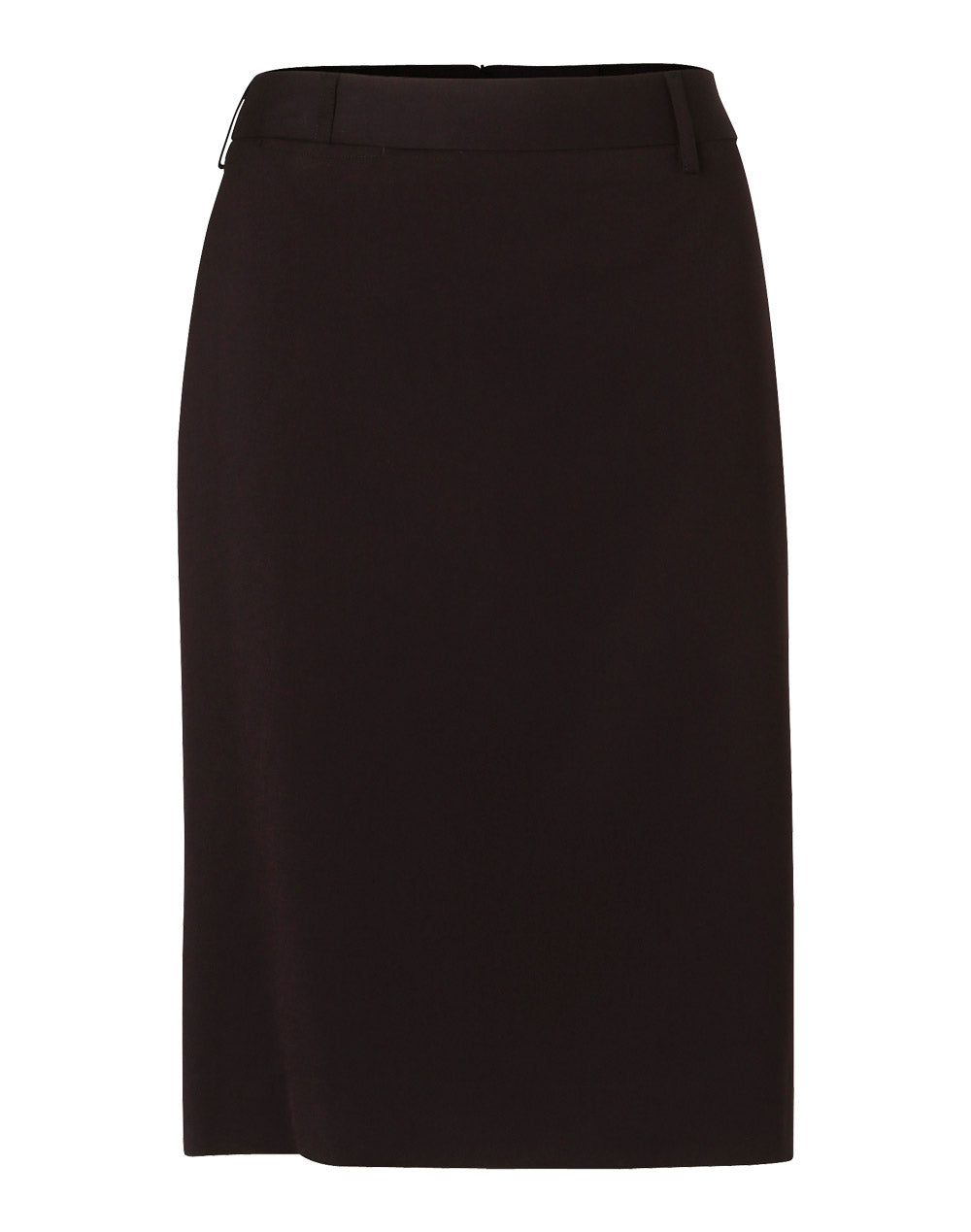 M9471 Women's Poly/Viscose Stretch Mid Length Lined Pencil Skirt