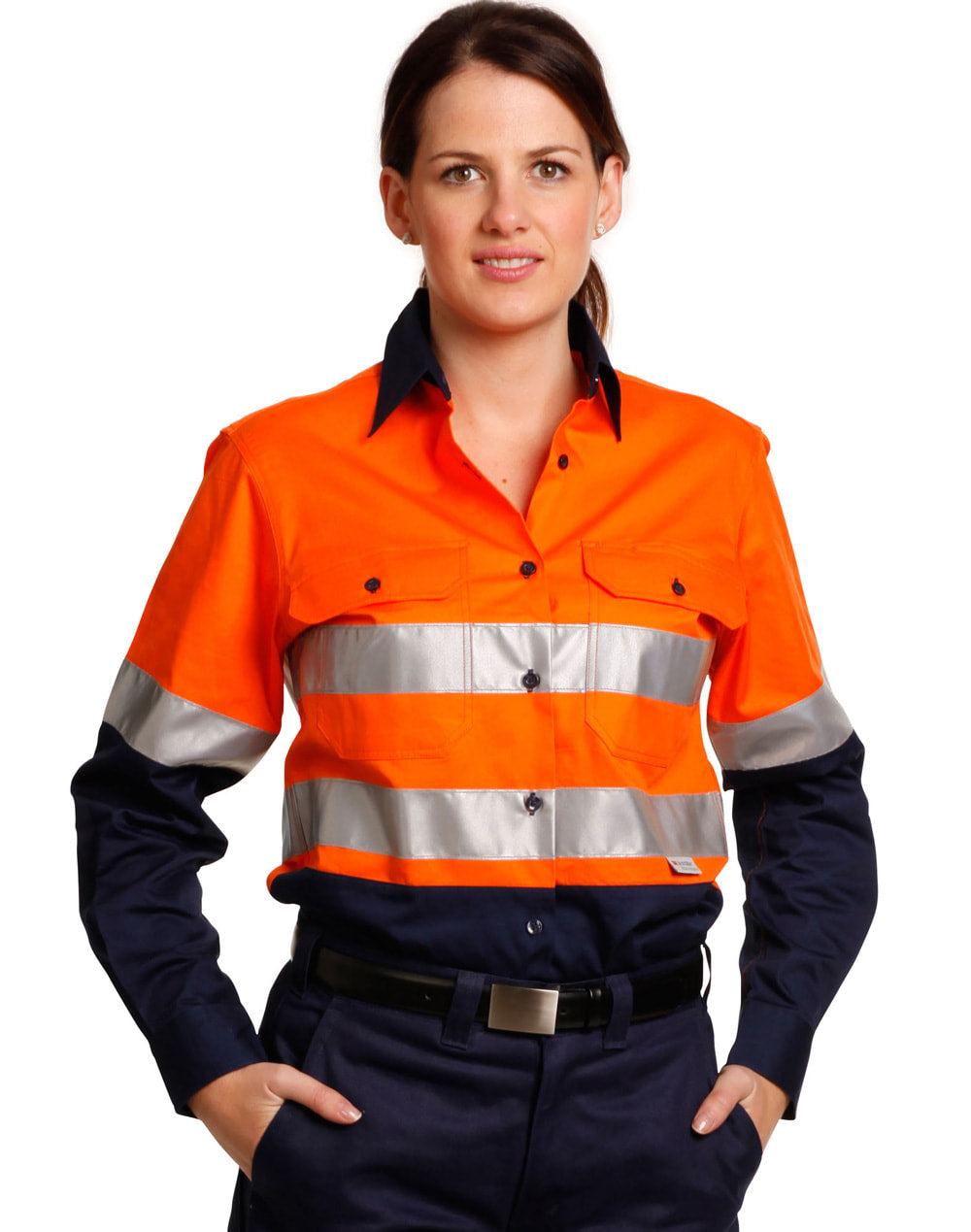 AIW SW65 WOMEN'S LONG SLEEVE SAFETY SHIRT