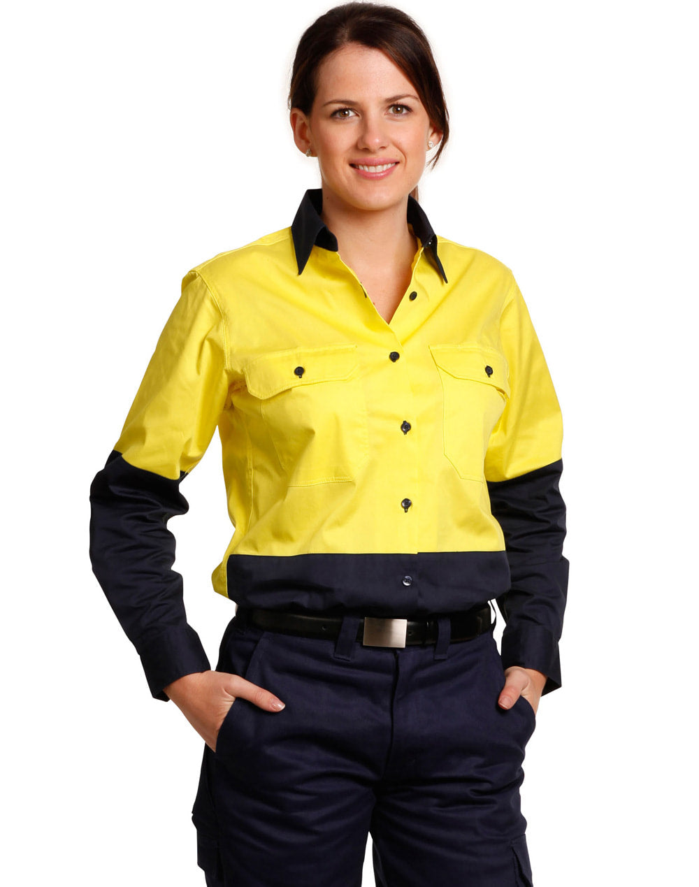 AIW SW64 WOMEN'S LONG SLEEVE SAFETY SHIRT