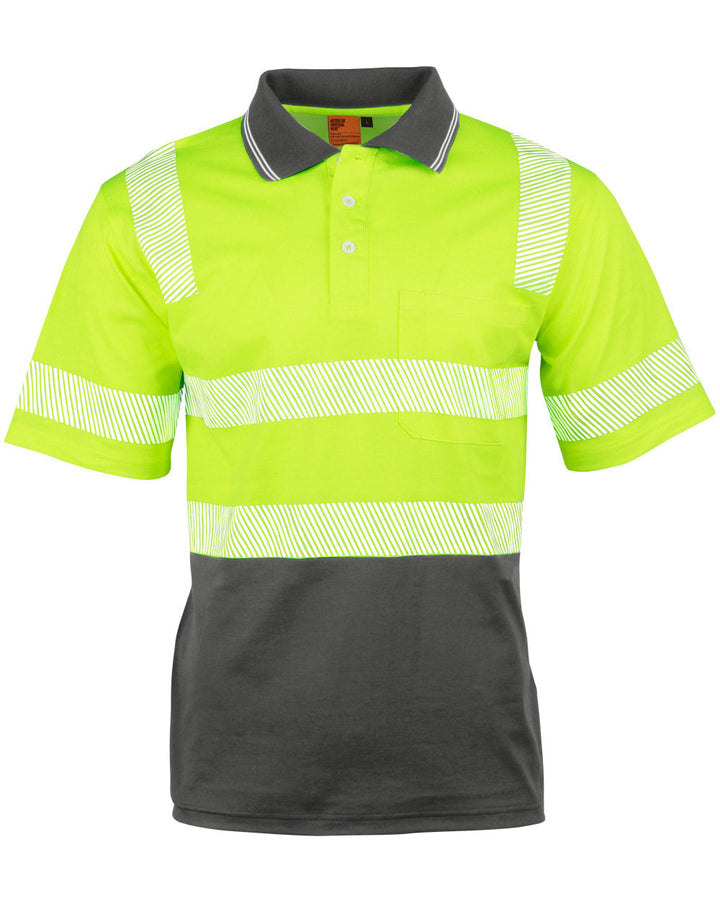 AIW SW73 UNISEX TRUEDRY® BIOMOTION SEGMENTED SS SAFETY POLO