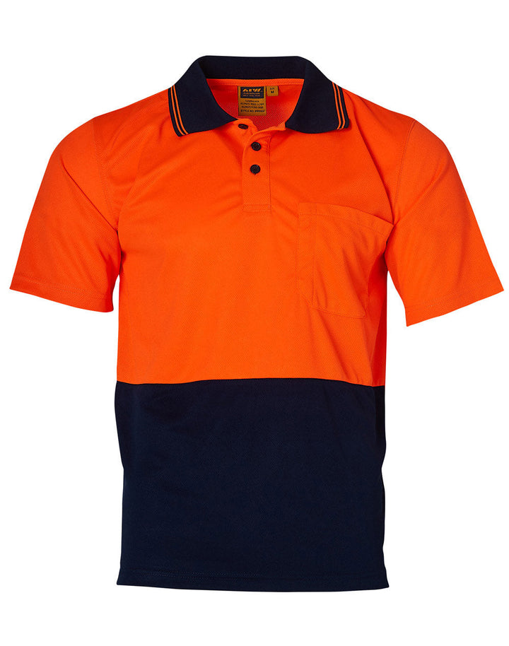 AIW SW01CD High Visibility CoolDry Short Sleeve Polo