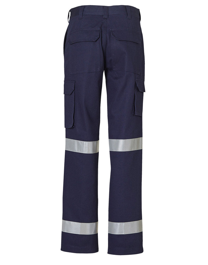 AIW WP15HV LADIES' HEAVY COTTON DRILL CARGO PANTS WITH 3M TAPES