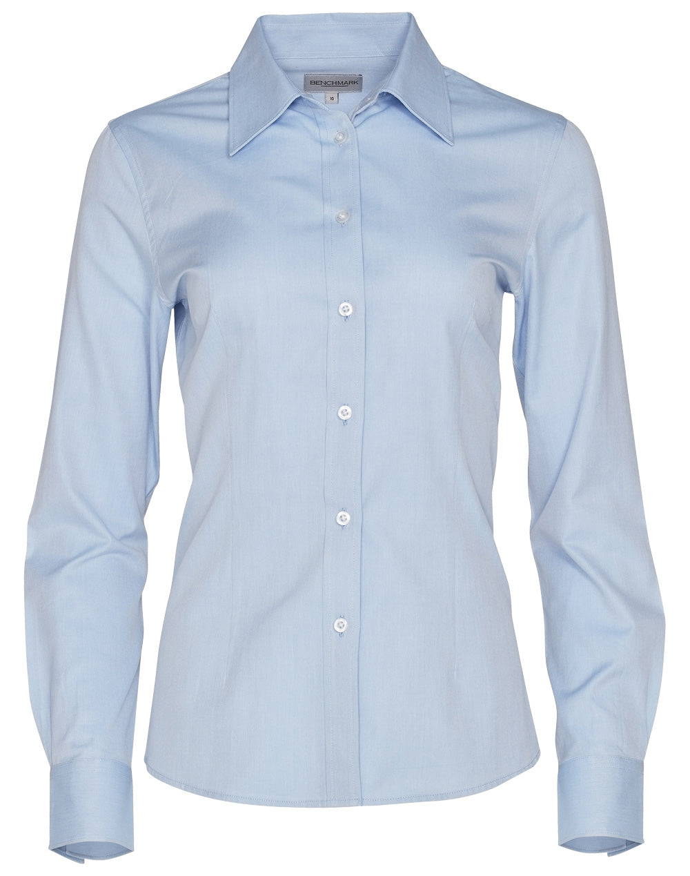 Benchmark M8005L Women's Pinpoint Oxford Long Sleeve Shirt