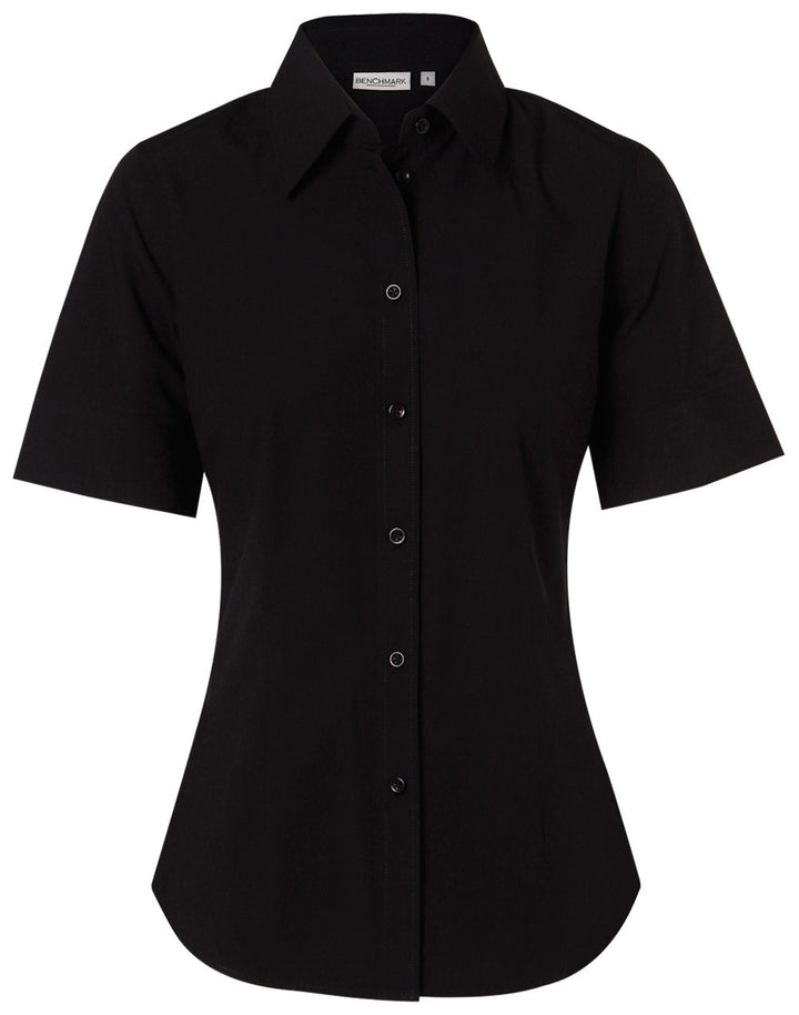 Benchmark M8020S Women's Cotton/Poly Stretch Sleeve Shirt