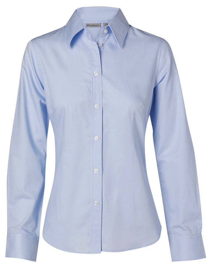 Benchmark M8030L Women's Fine Twill Long Sleeve Shirt