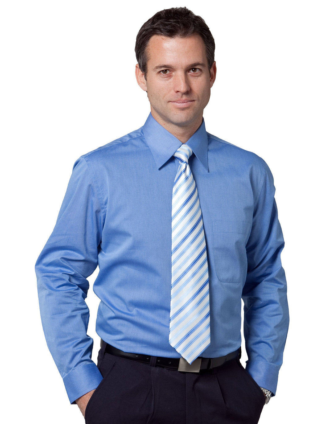 Benchmark M7002 Men's Nano  Tech Long Sleeve Shirt