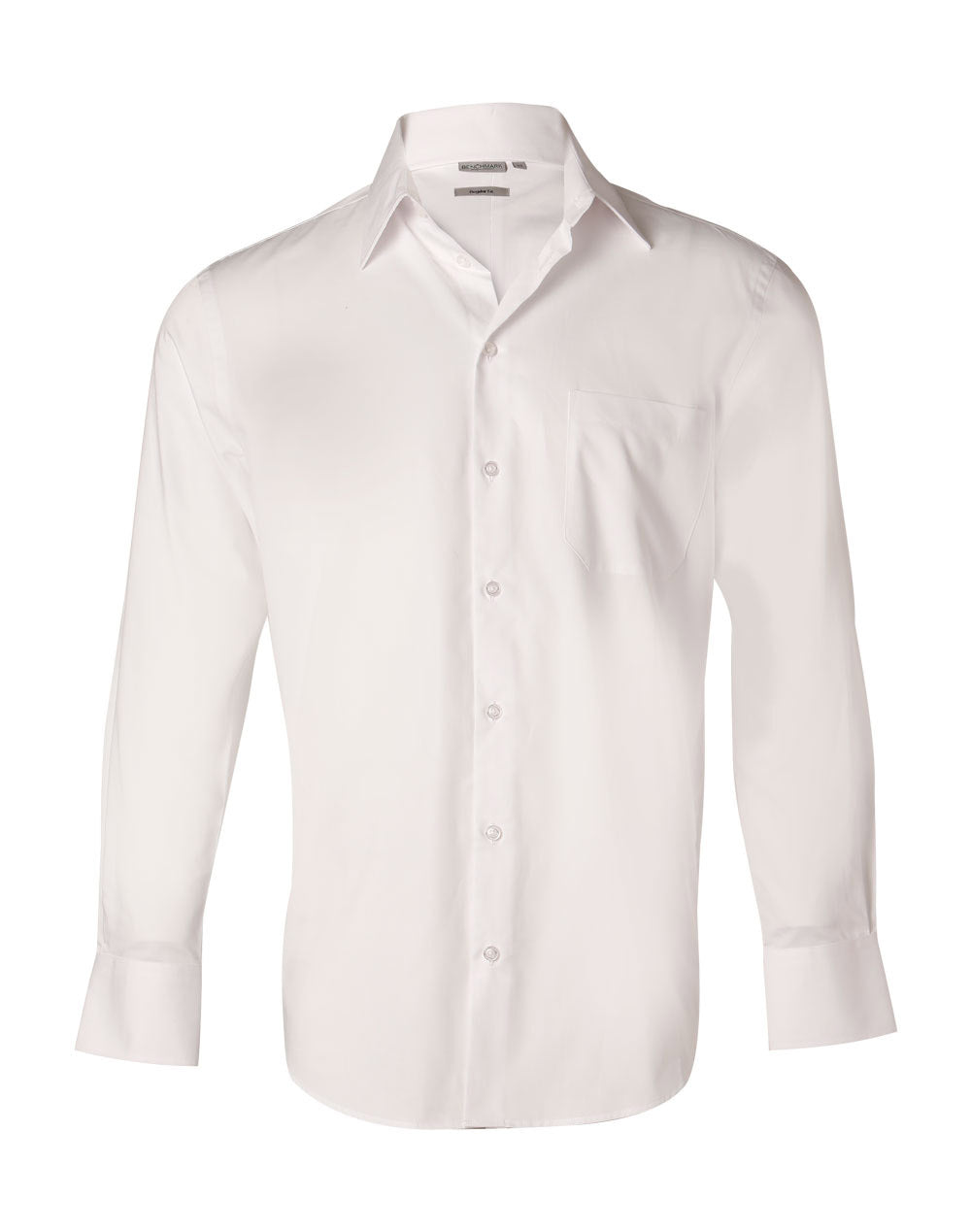 Benchmark M7030L Men's Fine Twill Long Sleeve Shirt