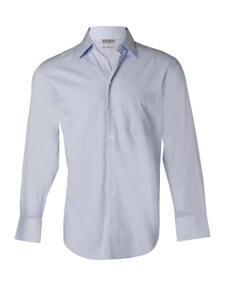 Benchmark M7030L Men's Fine Twill Long Sleeve Shirt